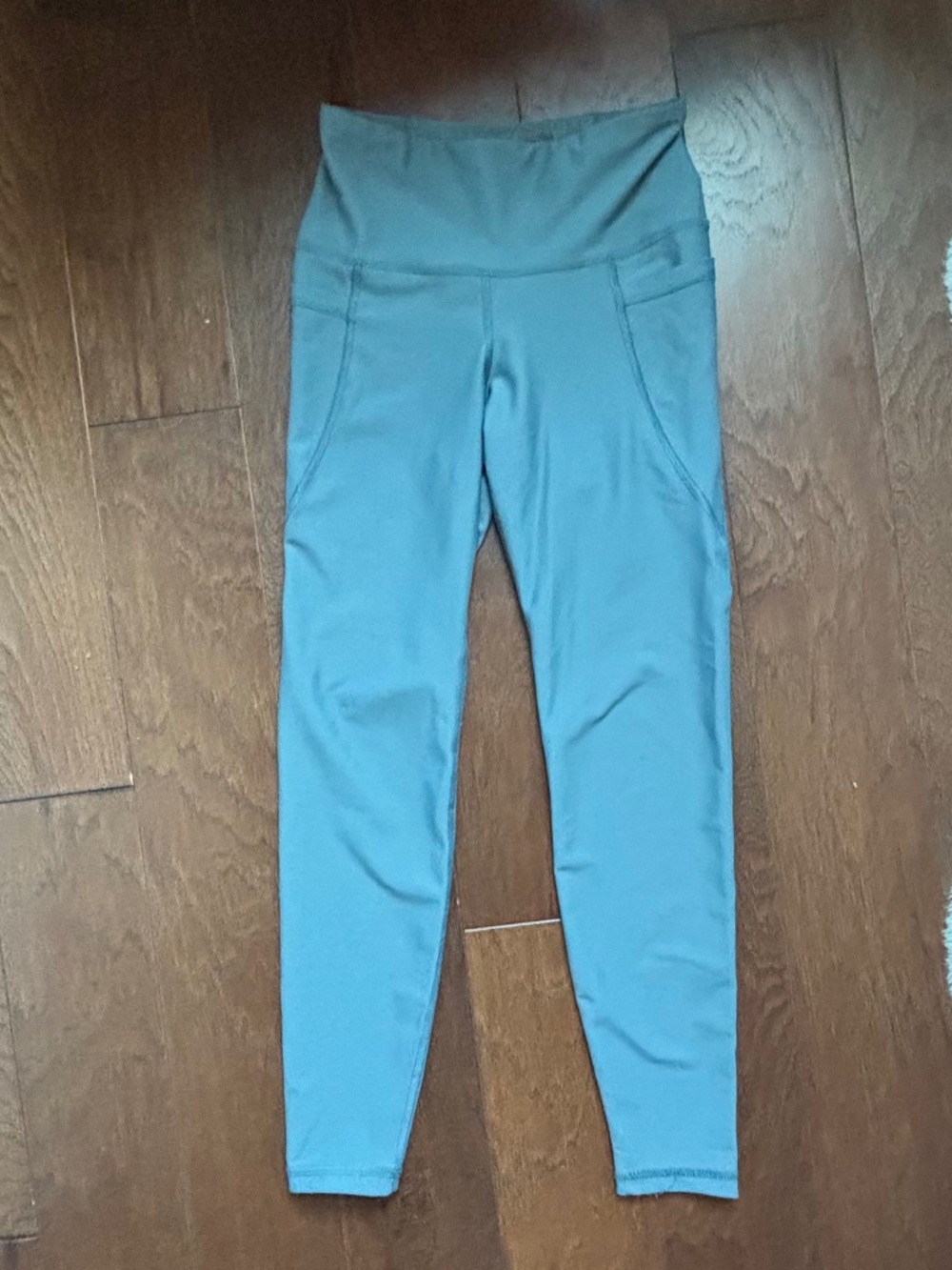 Old Navy Powersoft leggings slate blue S Pilates Yoga Lift Run